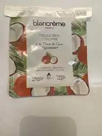 BLANCRÈME PARIS - Masque-Sérum concentré à la noix de coco