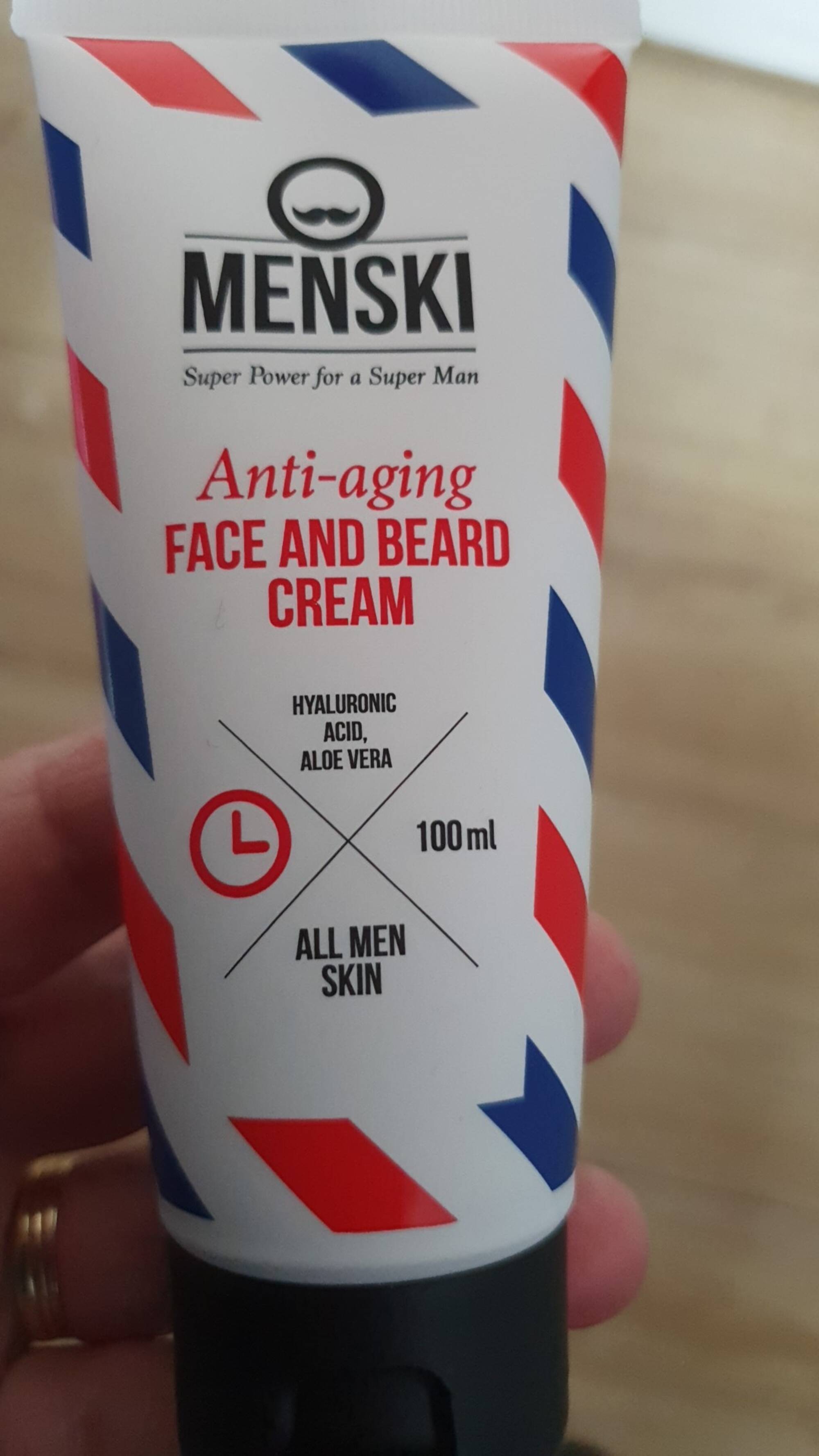 MENSKI - Anti-aging - Face and Beard Cream
