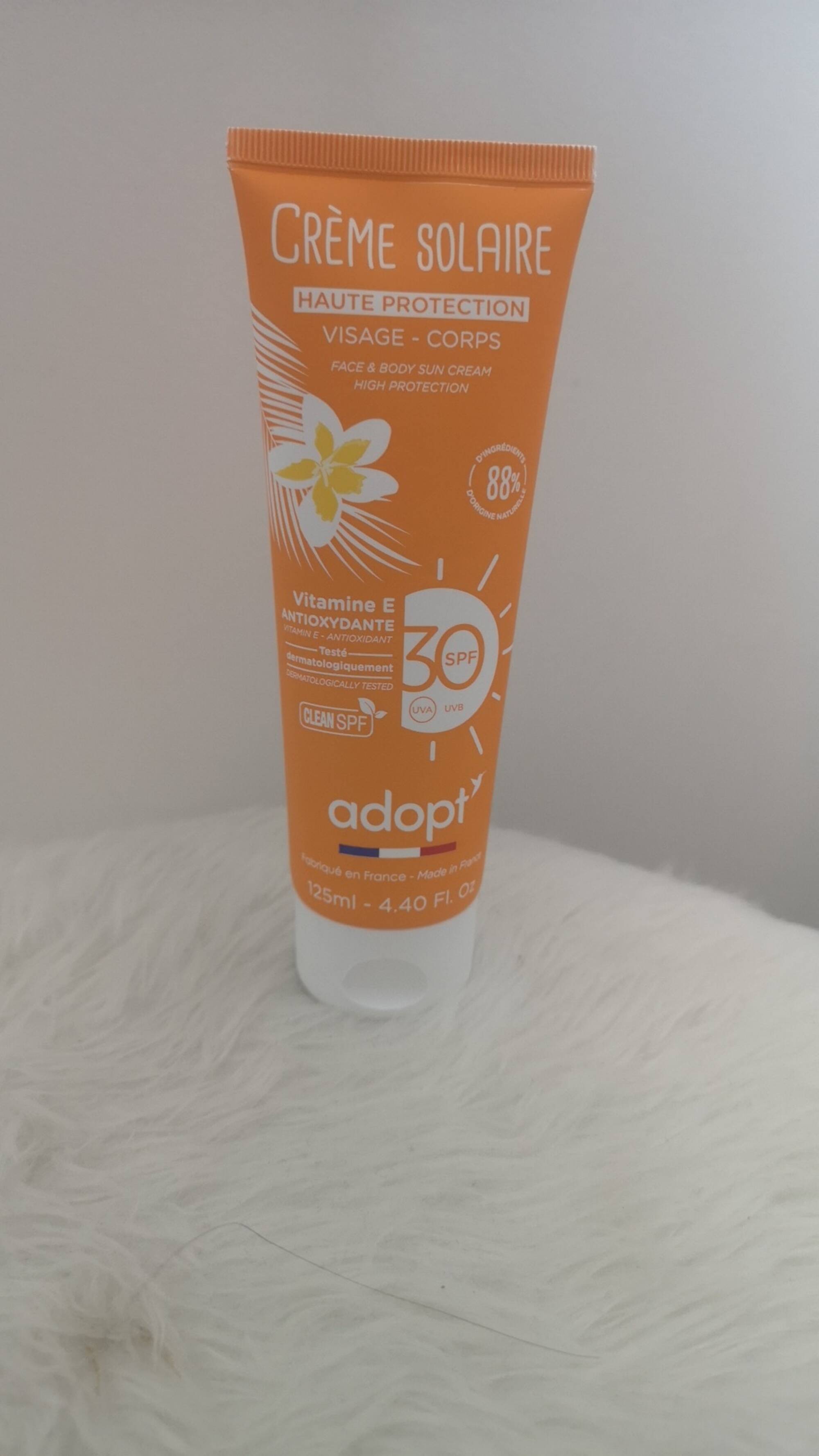 ADOPT' - Crème solaire haute protection SPF 30