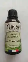 OLIVÉA - Huile cosmétique à l'huile essentielle de citronnelle