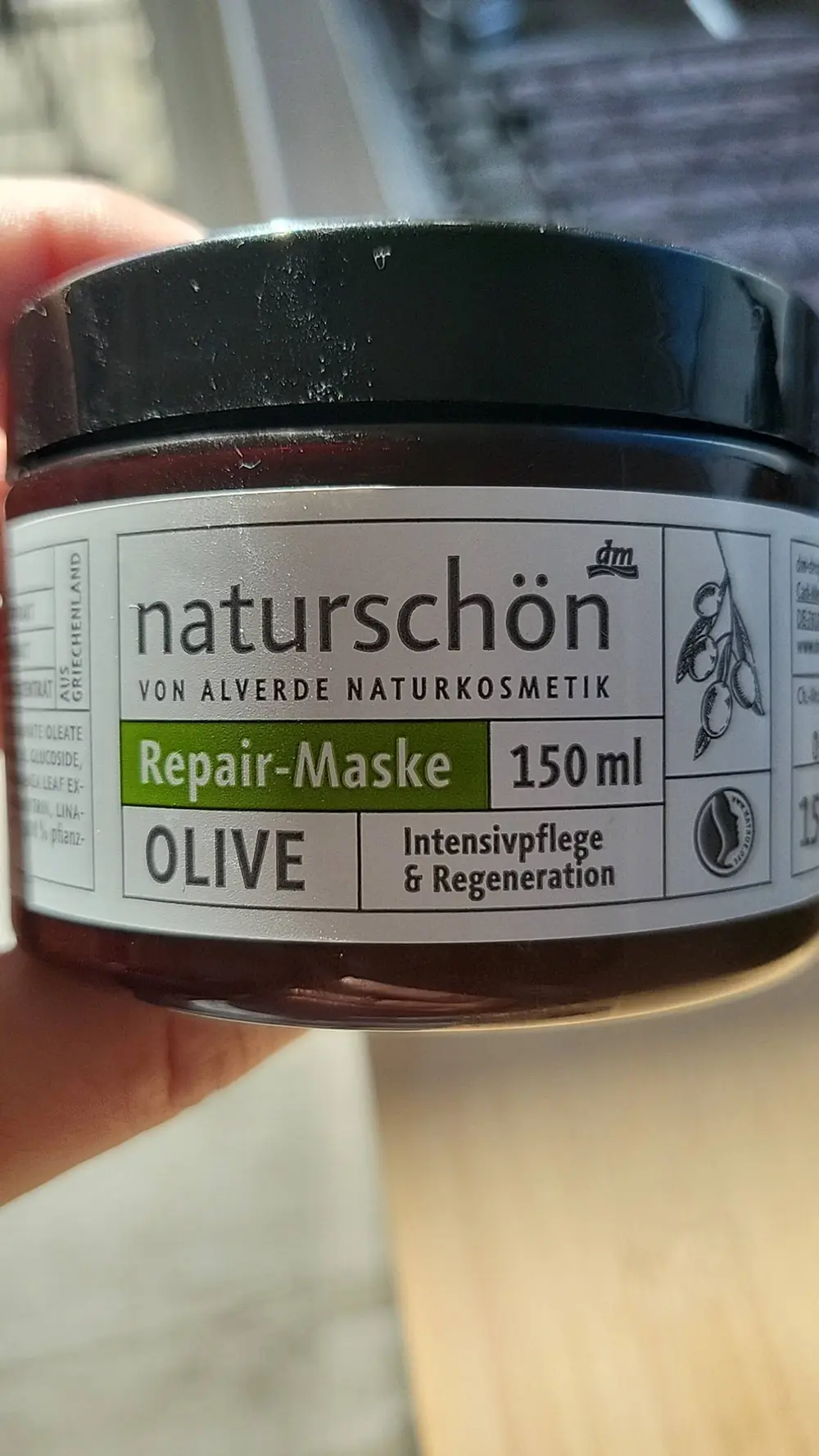 NATURSCHÖN - Olive - Repair maske