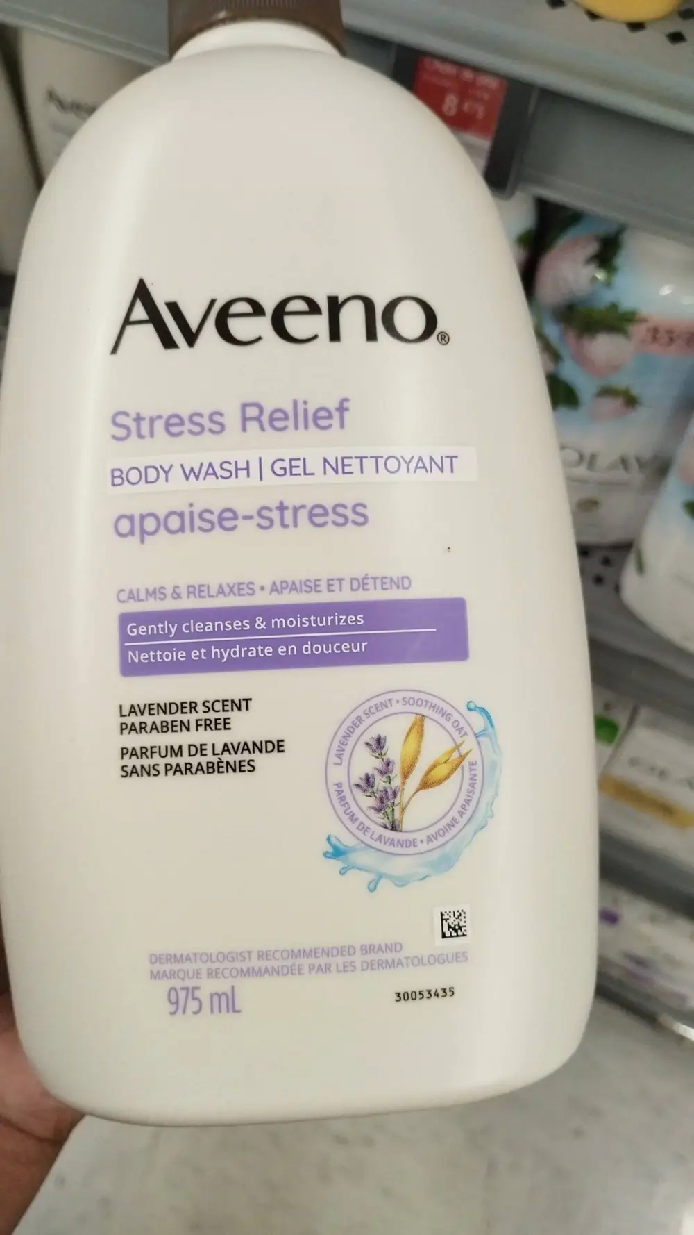 AVEENO - Apaise-stress - Gel nettoyant