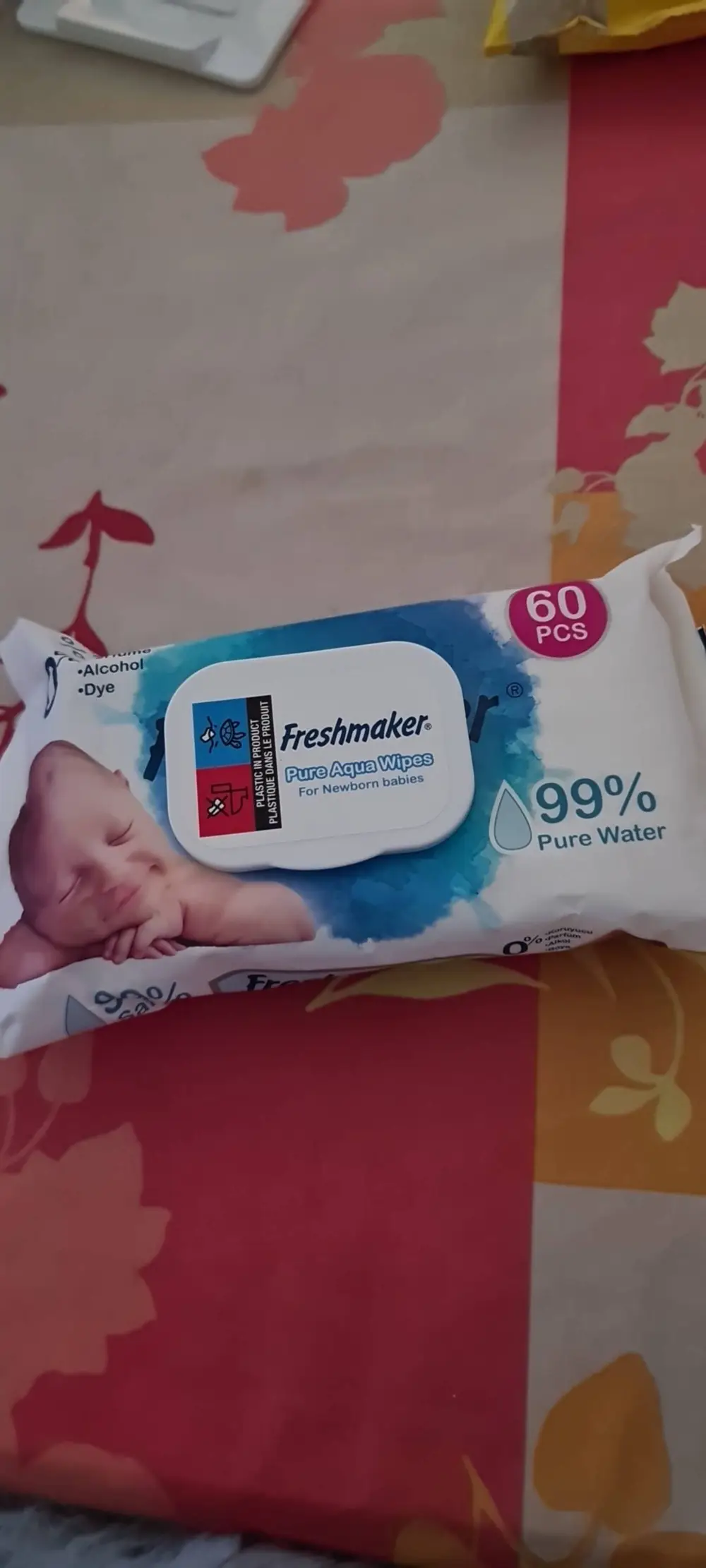 FRESHMAKER - pure aqua wipes-for new borne