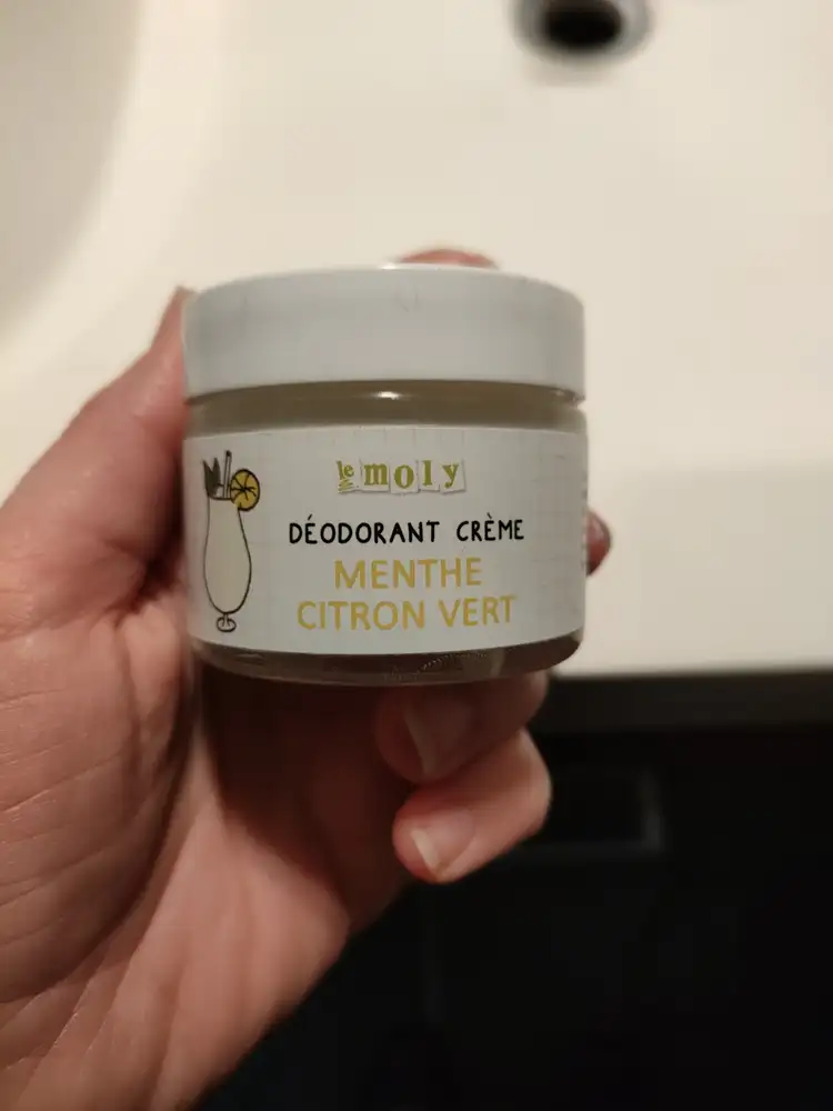 LE MOLY - Déodorant crème menthe citron vert 