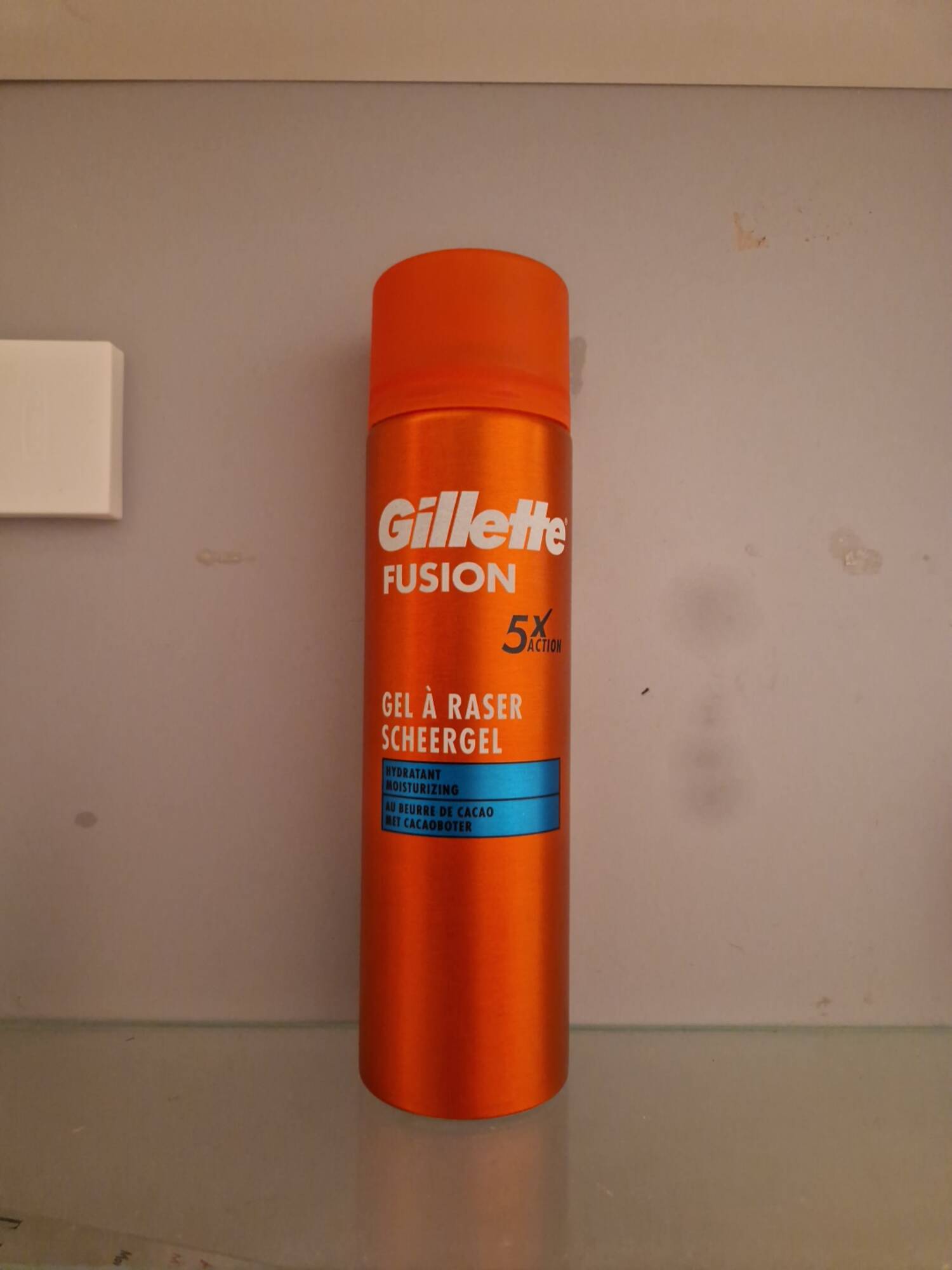 GILLETTE - 5x action fusion - Gel à raser