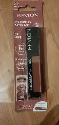 REVLON - Colorstay satin ink - Rouge à lèvres fini satiné 