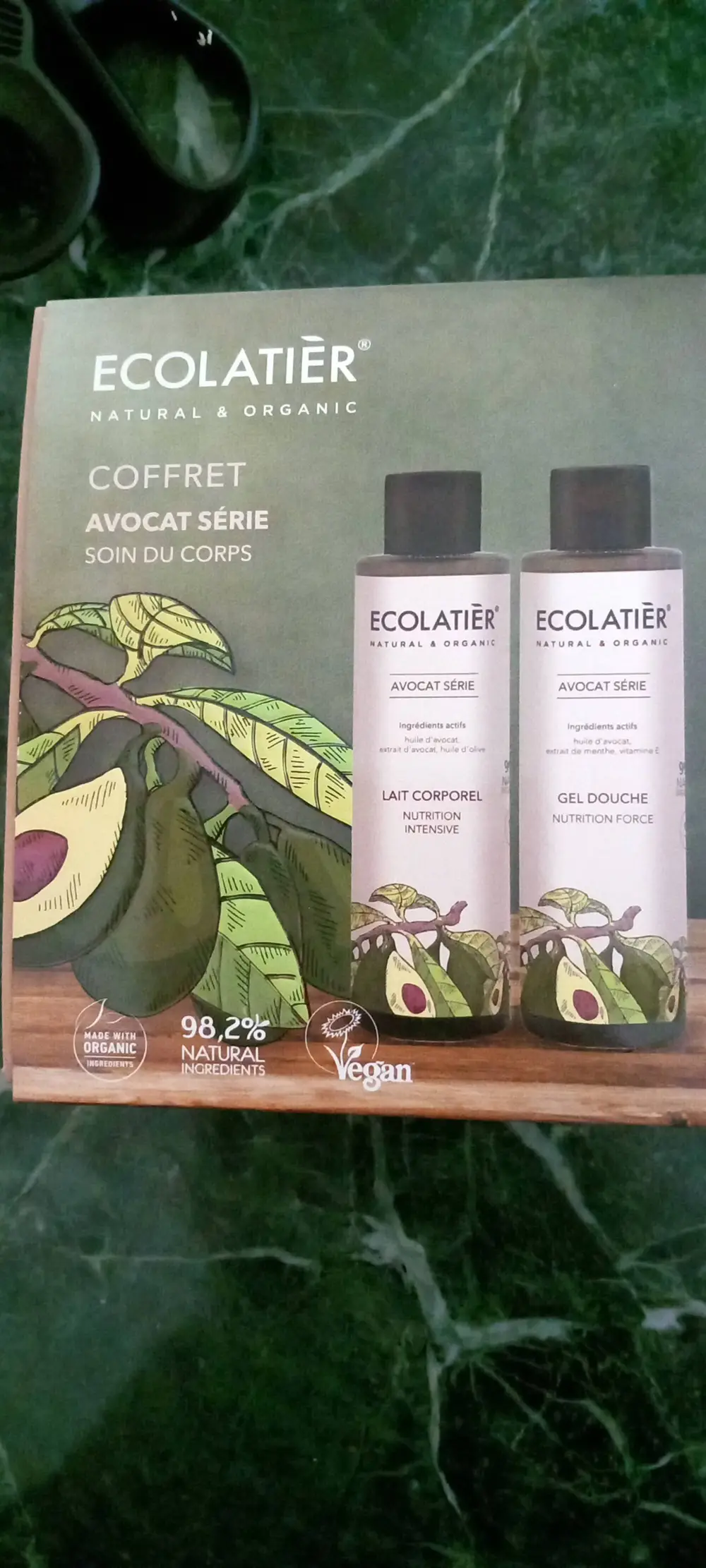 ECOLATIĒR - Coffret avocat série soin du corps