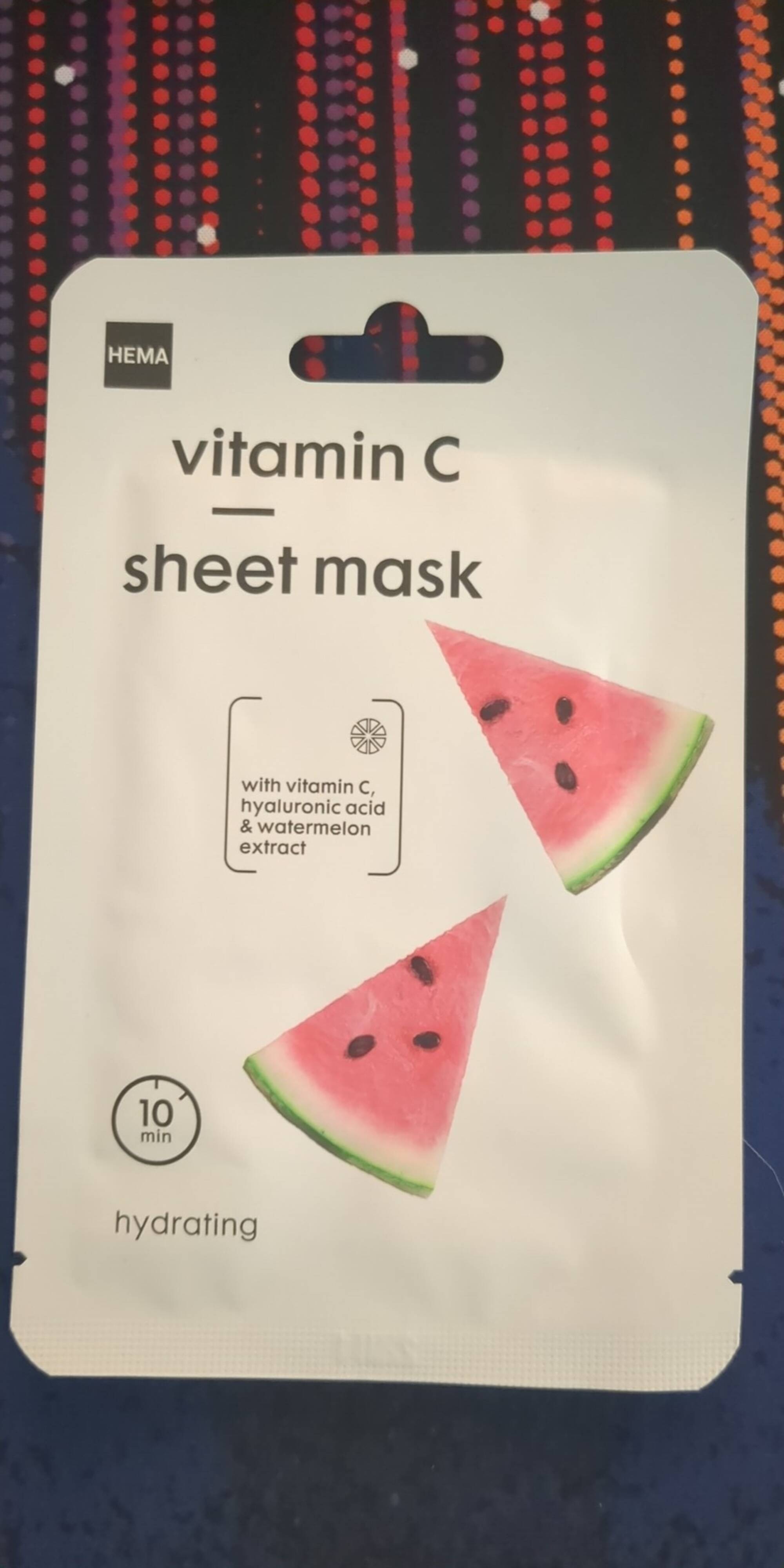 HEMA - Vitamin C - Sheet mask 