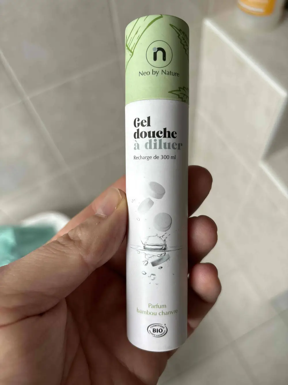 NÉO BY NATURE - Gel douche à diluer parfum bambou chanvre