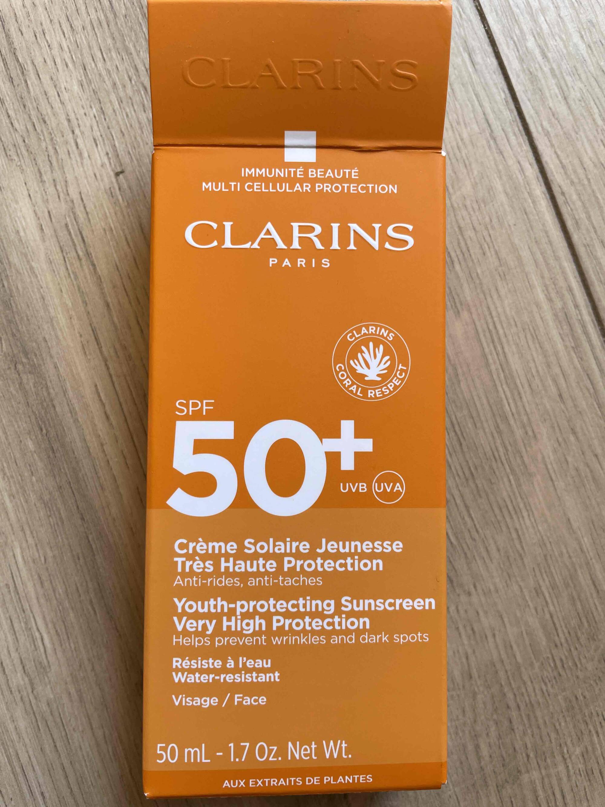 CLARINS - Crème solaire jeunesse spf50+