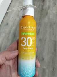 RESPECTUEUSE - Spray solaire spf 30