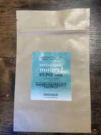 SINEAQUA - Shampooing naturel en poudre