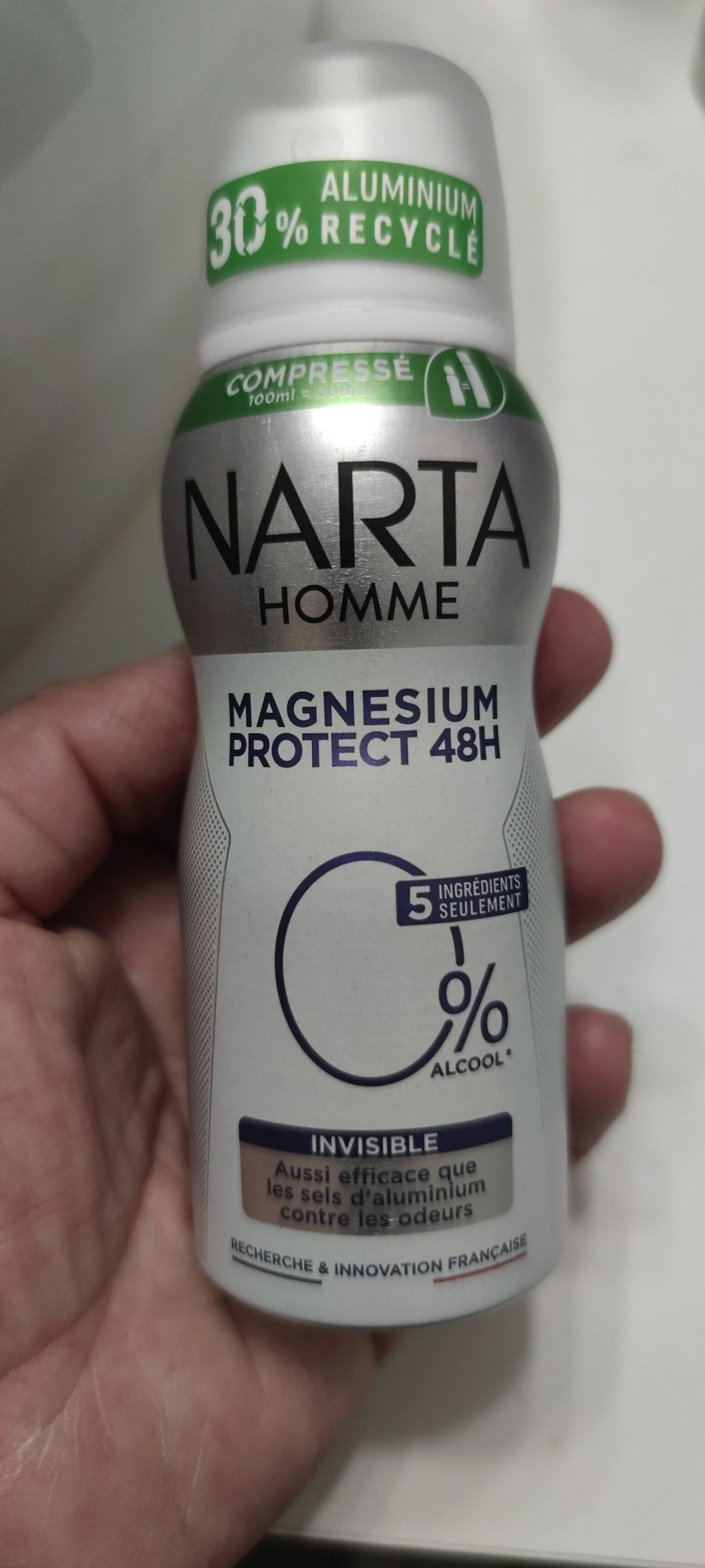 NARTA - Déodorant homme magnesium protect 48h