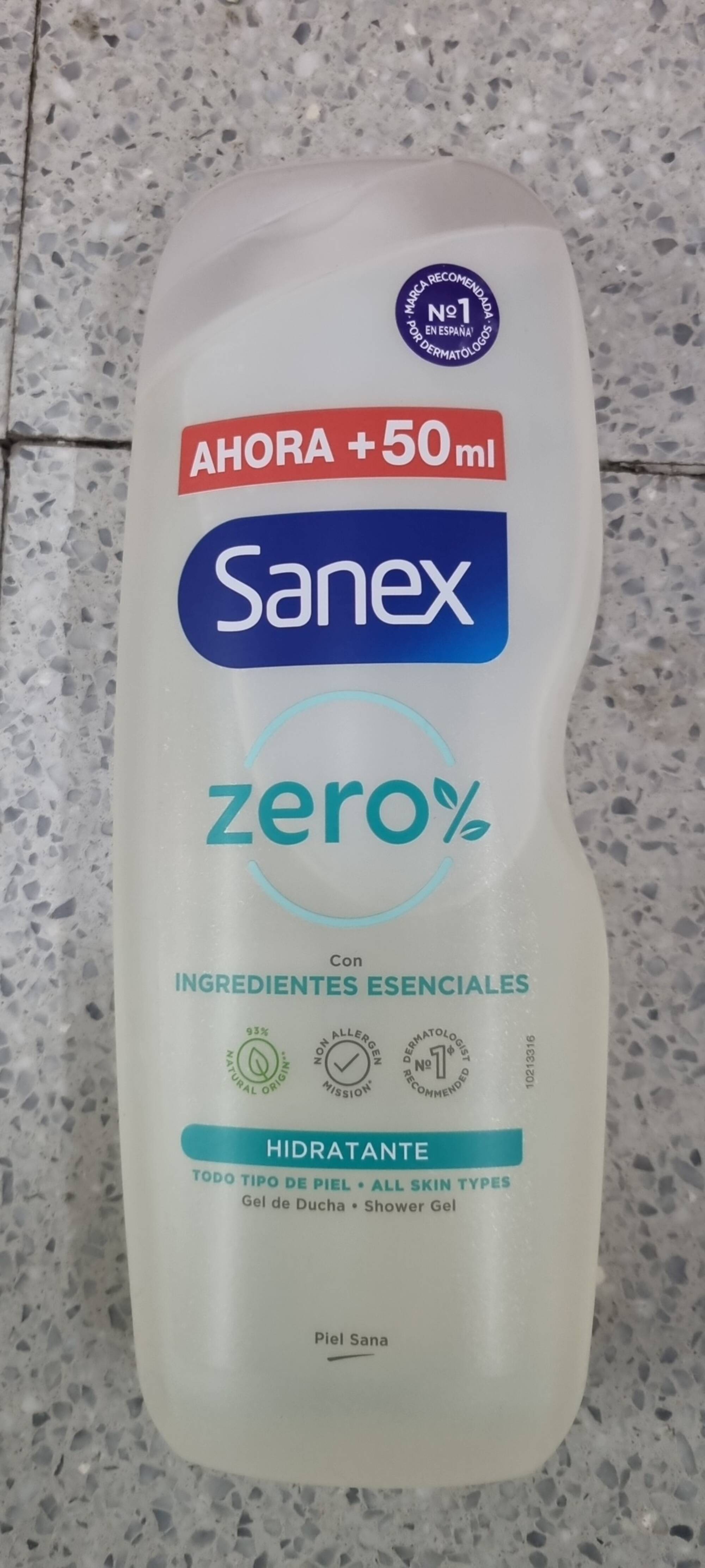 SANEX - Zéro% - Gel de ducha hidratante