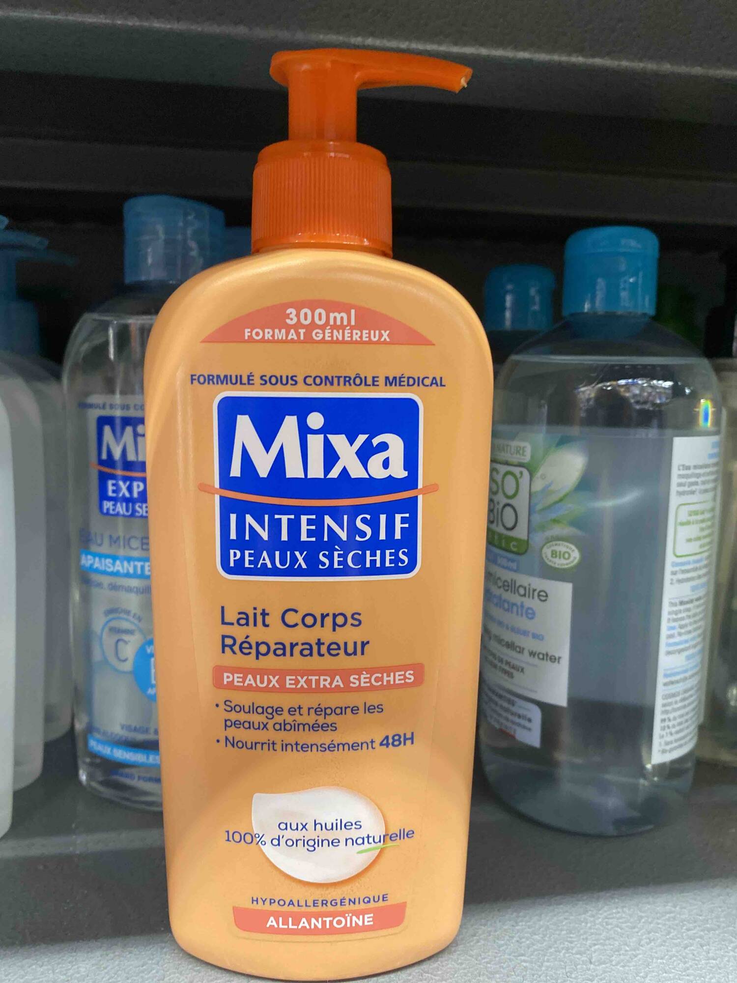 MIXA - Intensif peau sèches - Lait corps réparateur