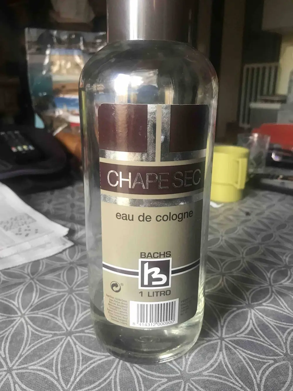 BACHS - Chape sec - Eau de cologne