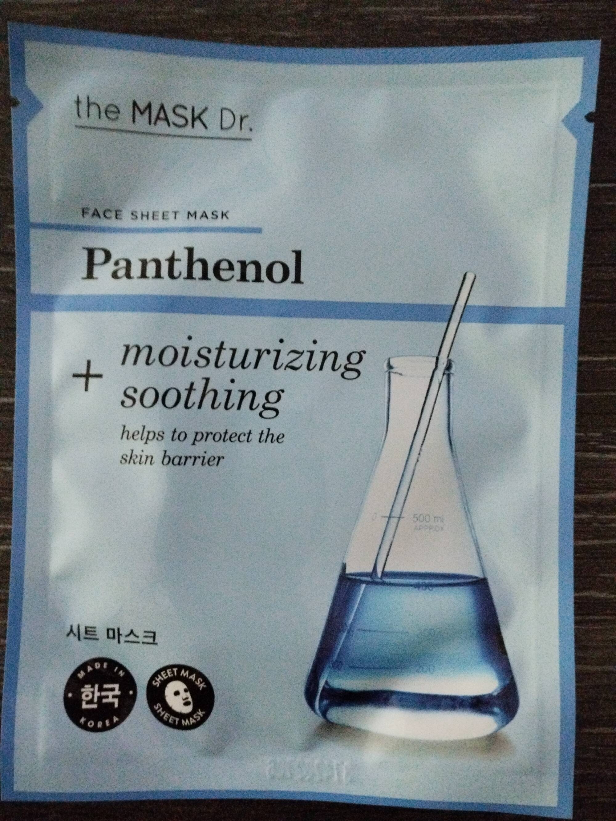 THE MASK DR. - Panthenol - Face sheet mask