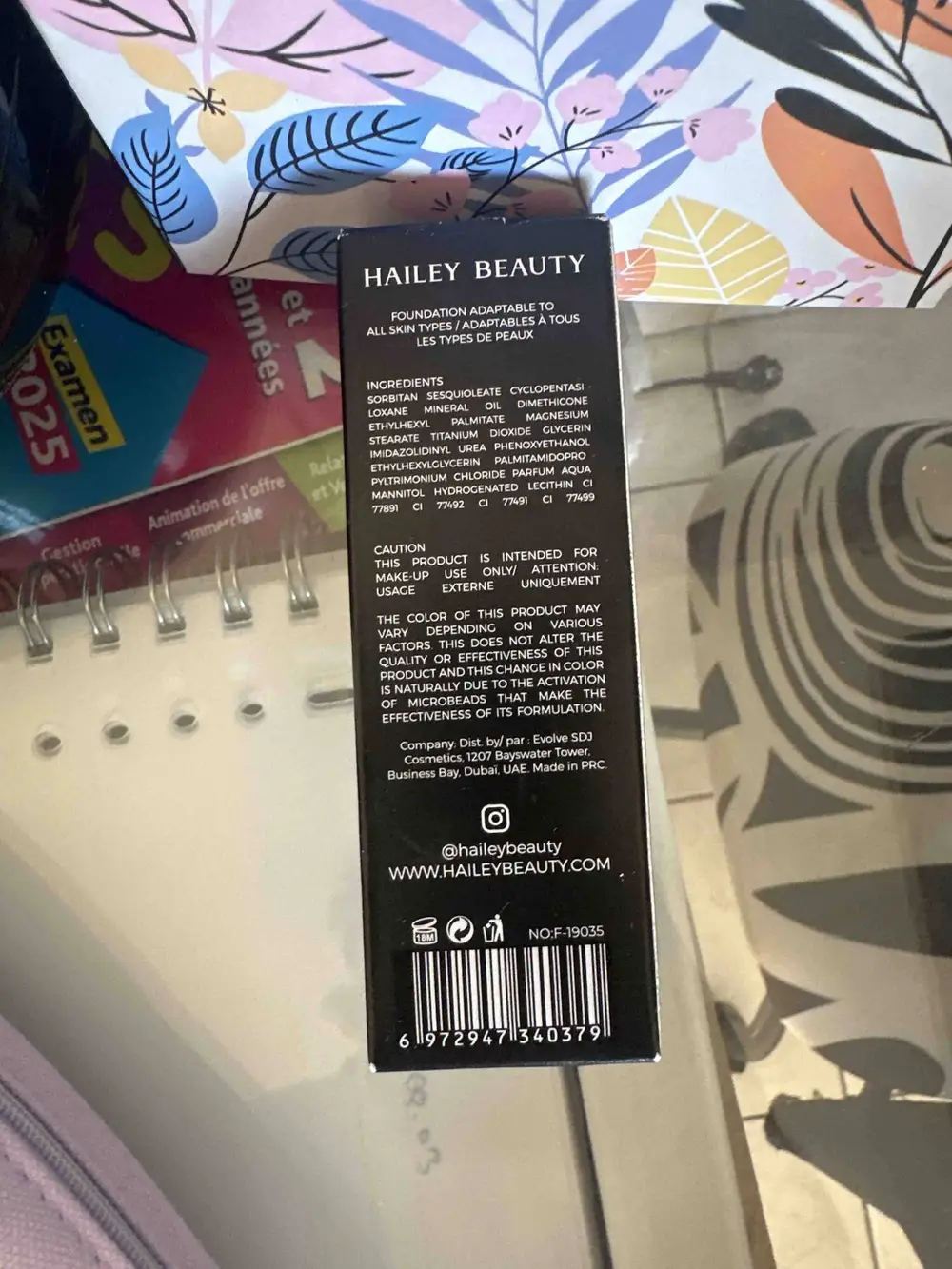 HAILEY BEAUTY - Foundation adaptables à tous les types de peaux