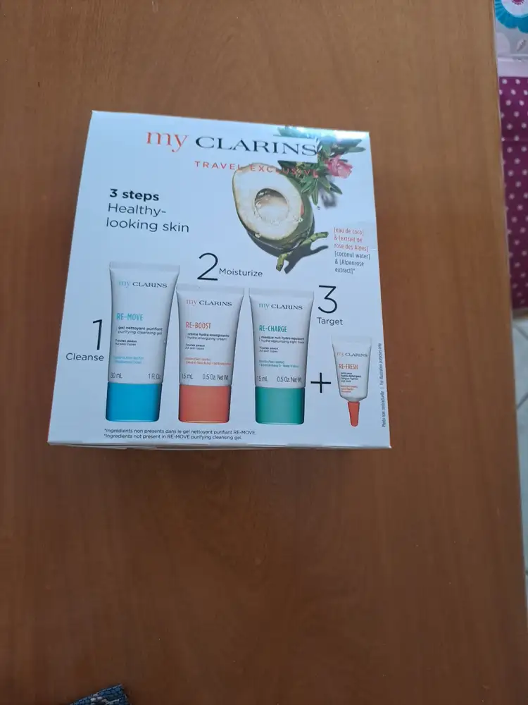 CLARINS - My clarins - Travel excusive 3 steps healthy-looking skin