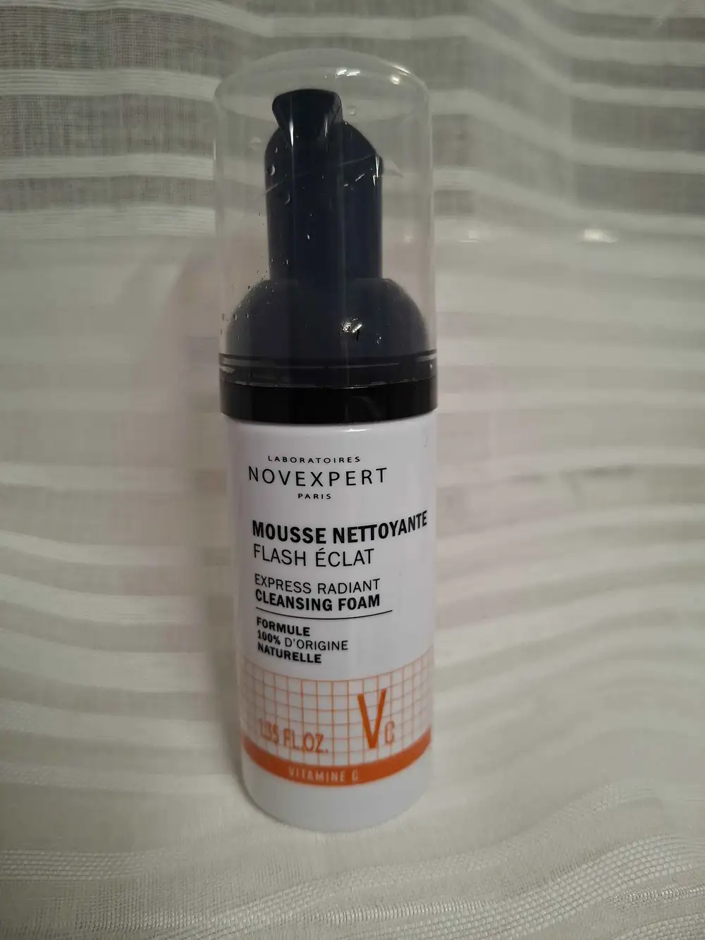 NOVEXPERT - Mousse nettoyante flash éclat Vc
