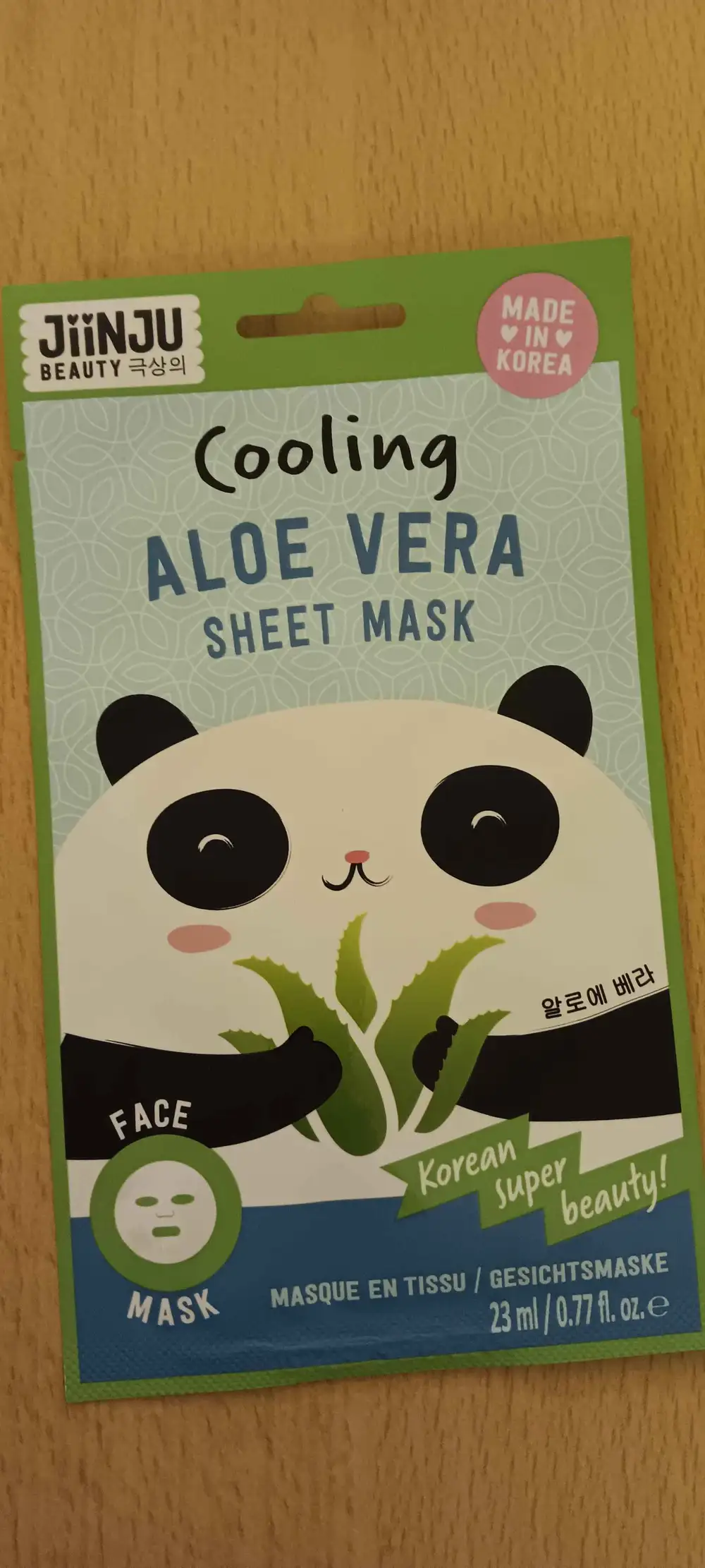 JIINJU BEAUTY - Cooling - Aloe vera sheet mask
