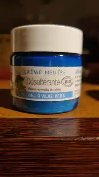 AROMA-ZONE - Crème neutre désaltérant au gel d'aloe vera