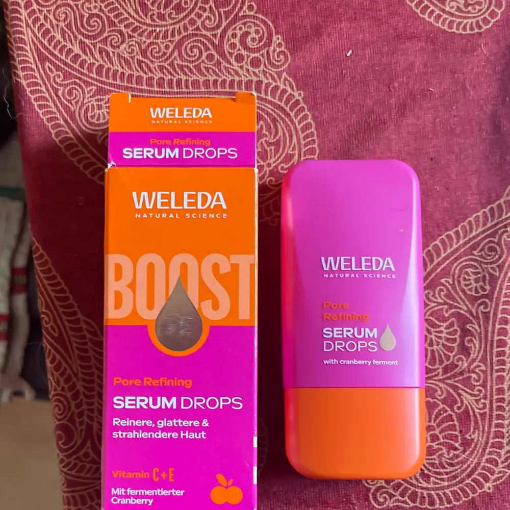 WELEDA - Pore refining serum drops boost