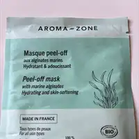 AROMA-ZONE - Masque peel-off aux alginates marins