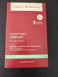 MAISON HÄDENN - Shampooing purifiant en poudre à diluer