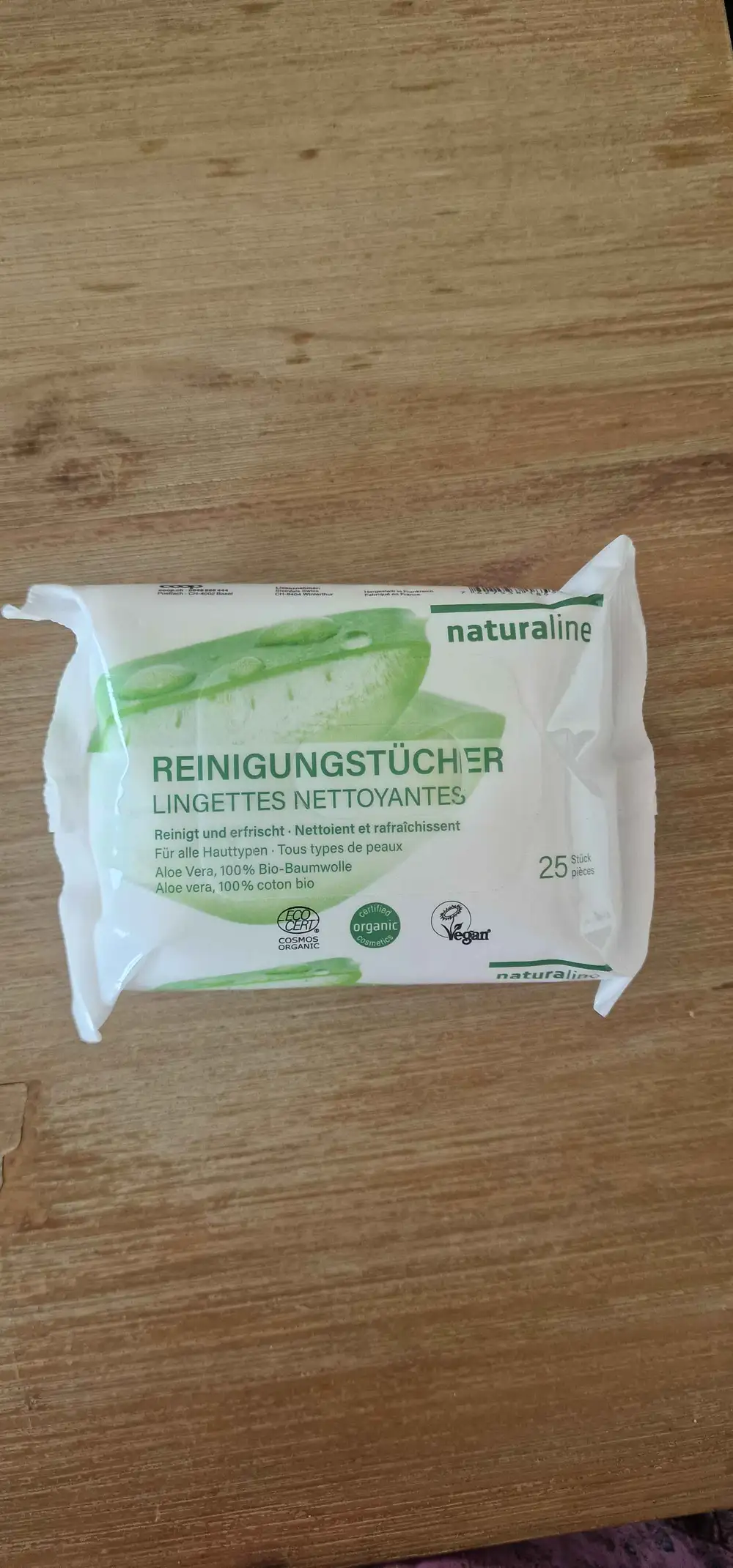 NATURALINE - Lingettes nettoyantes
