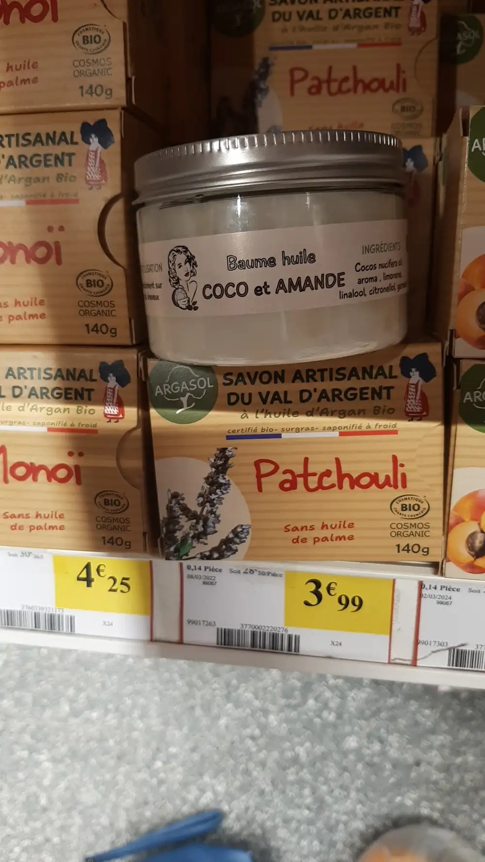 ARGASOL - Baume huile coco et amande