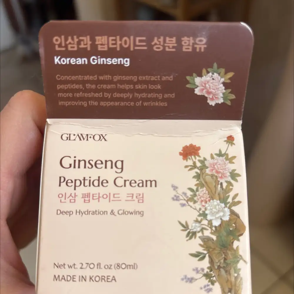 GLAMFOX - Ginseng - Peptide cream