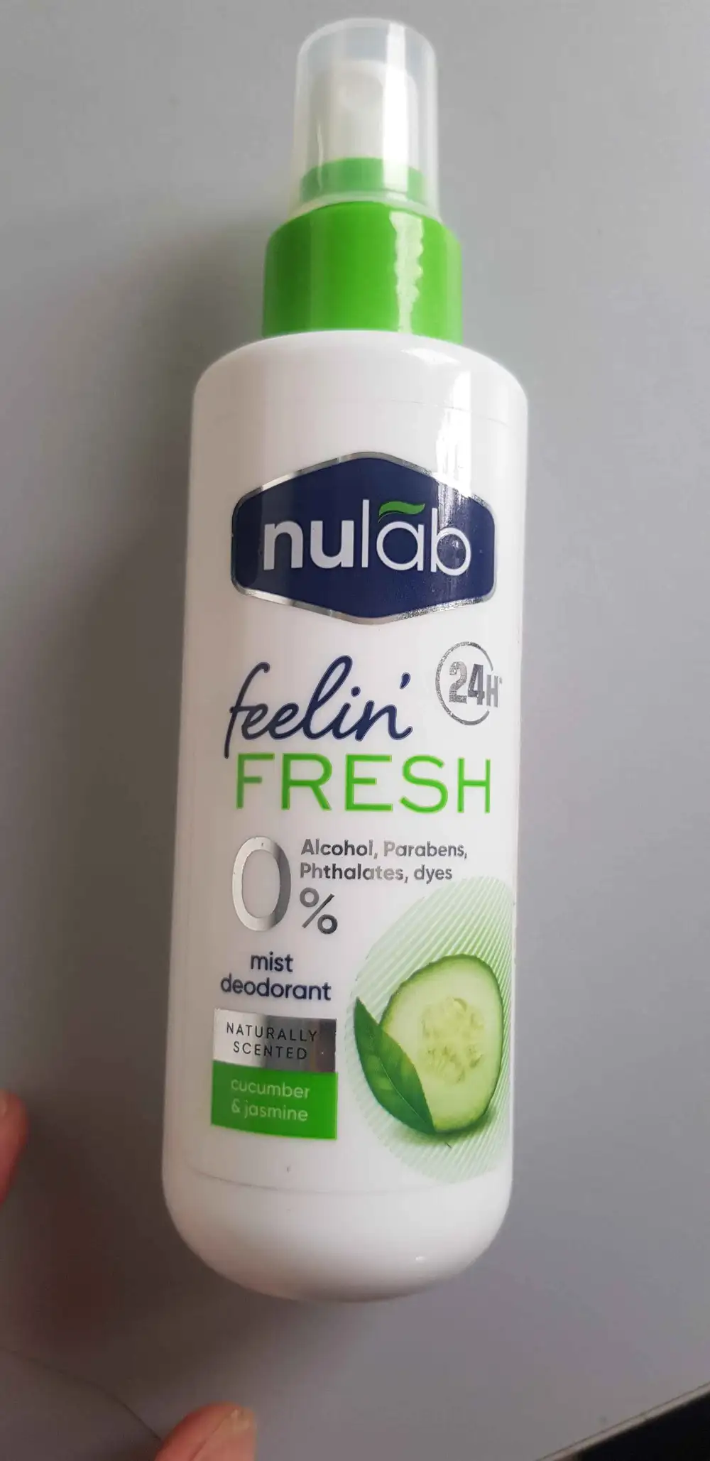 NULAB - Feelin fresh - Mist deodorant cucumber & jasmine