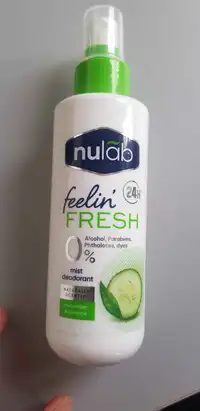 NULAB - Feelin fresh - Mist deodorant cucumber & jasmine