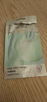 SEONN - Face sheet mask soothing 