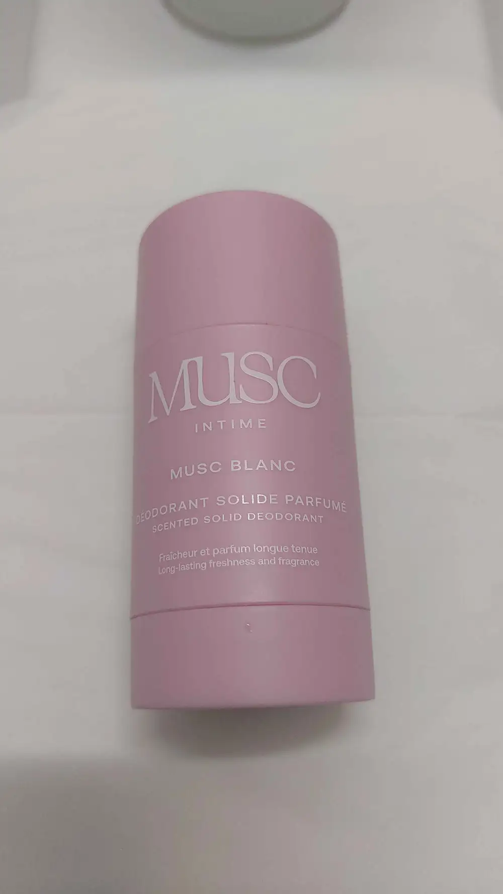 MUSC INTIME - Musc blanc - Déodorant solide parfumé