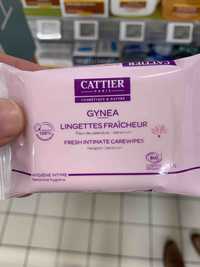 CATTIER - Gynea - Lingettes intimes fraîcheur bio