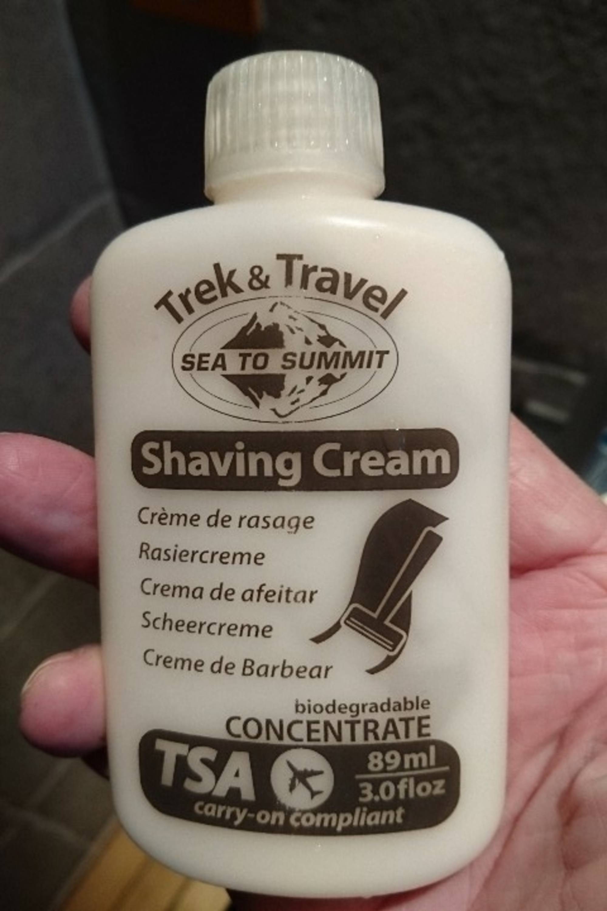 TREK & TRAVEL - Sea to summit - Crème de rasage