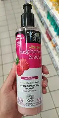 ORGANIC SHOP - Vibrant raspberry & acai - Après shampooing volume