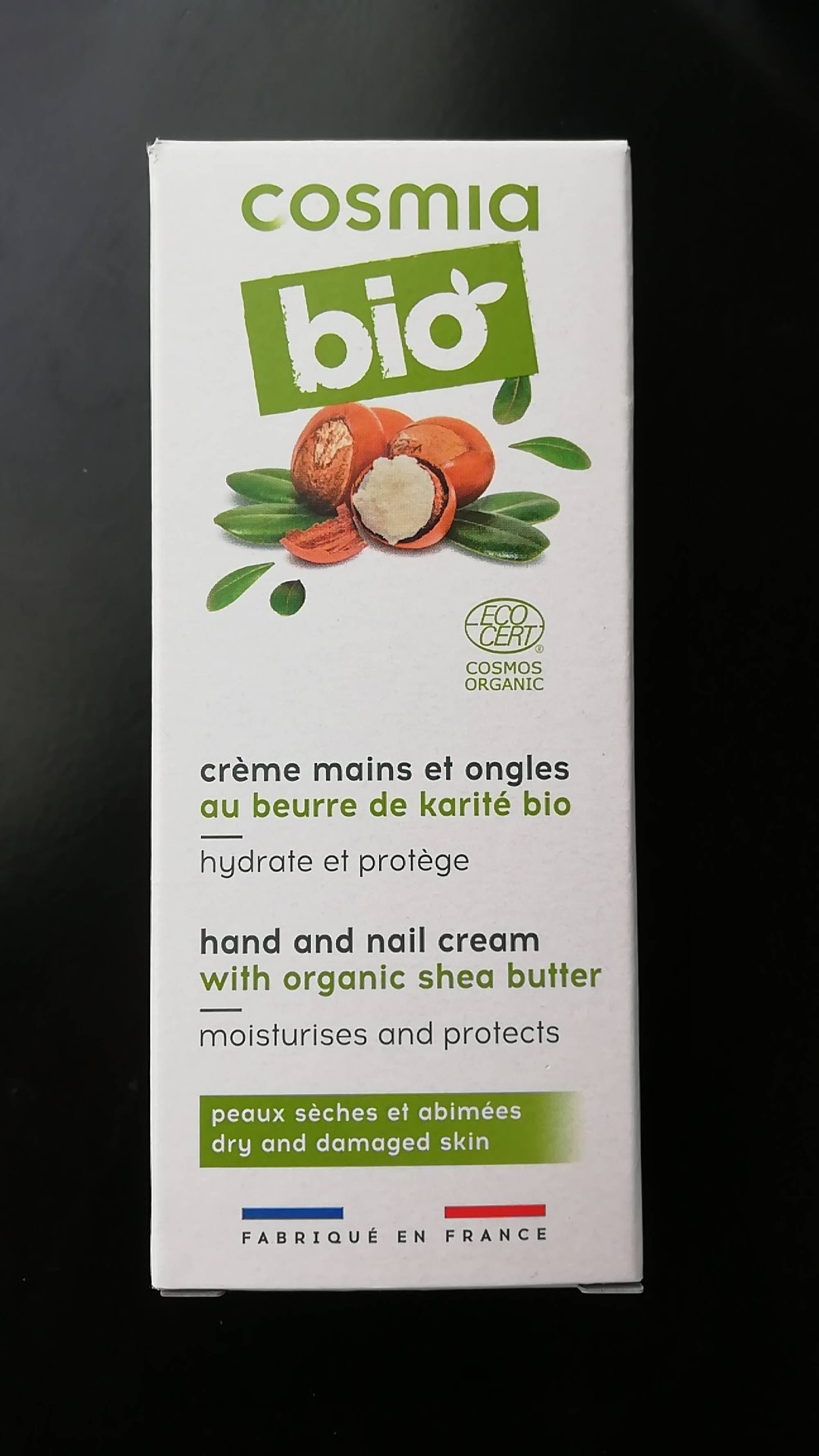 COSMIA - Bio Crème mains et ongles au beurre de karité bio
