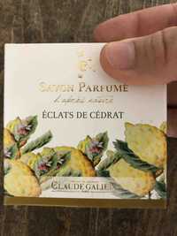CLAUDE GALIEN - Éclat de cédrat - Savon parfumé d'après nature