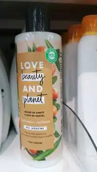 LOVE BEAUTY AND PLANET - Beurre de karité & bois de santal - Gel douche