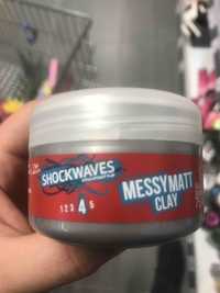 WELLA - Shockwaves - Messy matt clay - 4 