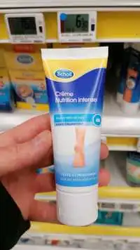 SCHOLL - Crème nutrition intense pour des pieds lisses et doux