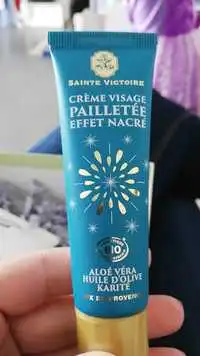 SAINTE VICTOIRE - Crème visage pailletée effet nacré