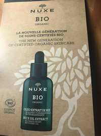 NUXE PARIS - Bio oléo-extrait de riz - Huile nuit nutri-régénérante