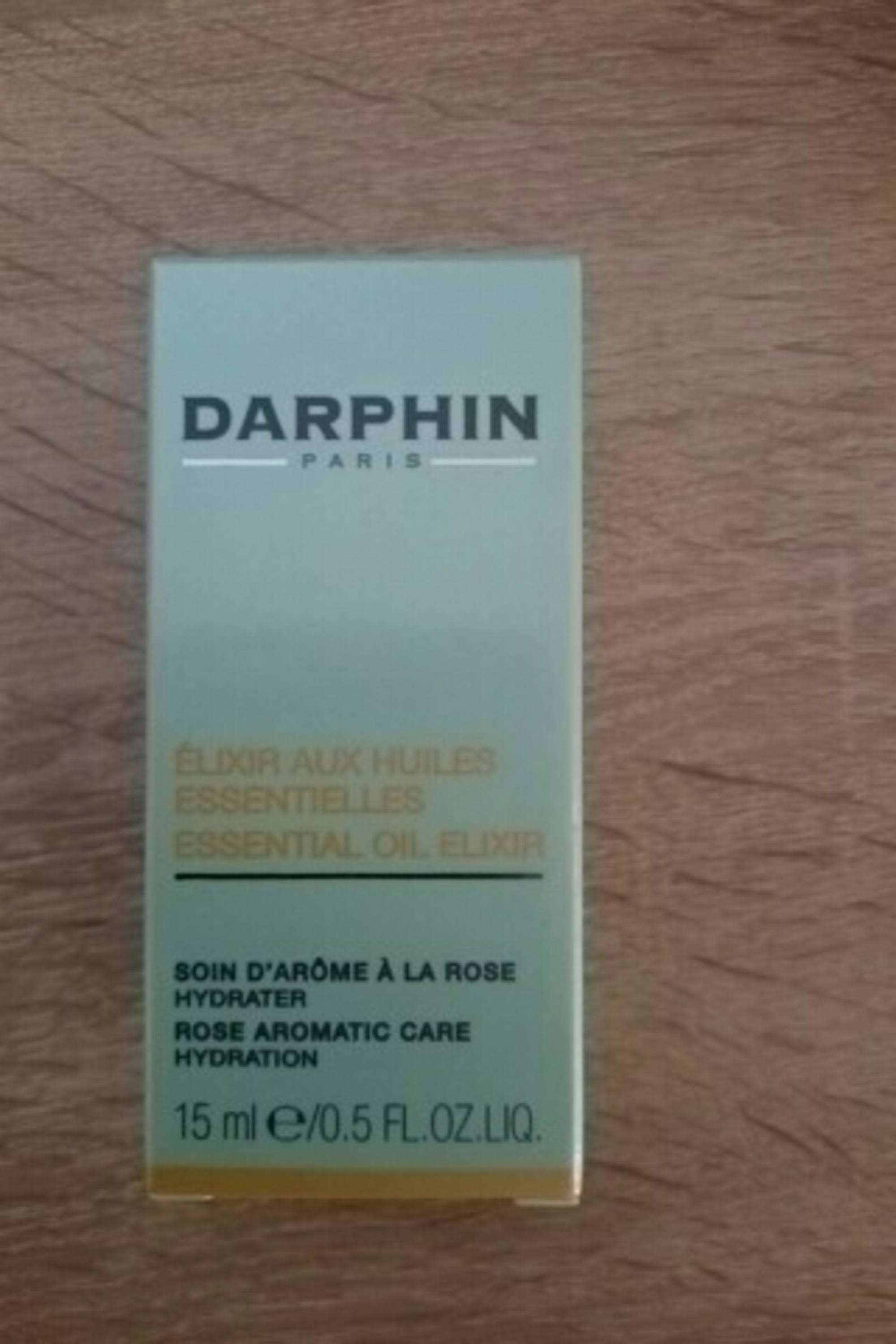 DARPHIN - Élixir aux huiles essentielles - Soin d'arôme à la rose hydrater