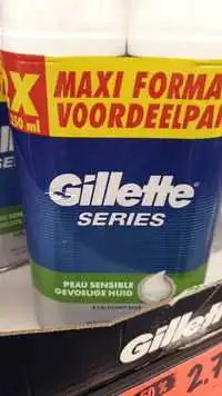 GILLETTE - Series - Mousse à raser peau sensible