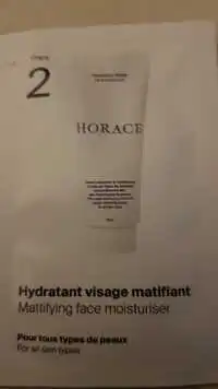 HORACE - Hydratant visage matifiant