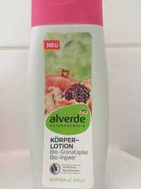 ALVERDE - Körper-lotion bio-granatapfel bio-ingwer